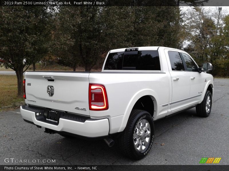 Pearl White / Black 2019 Ram 2500 Limited Crew Cab 4x4