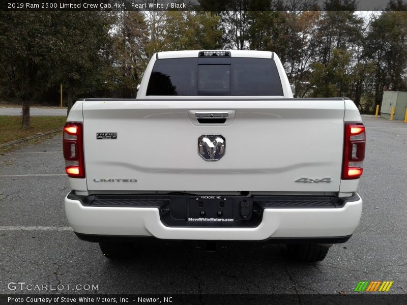 Pearl White / Black 2019 Ram 2500 Limited Crew Cab 4x4