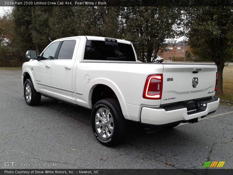 Pearl White / Black 2019 Ram 2500 Limited Crew Cab 4x4