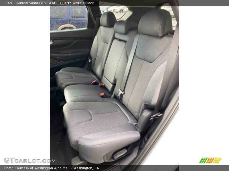 Quartz White / Black 2020 Hyundai Santa Fe SE AWD