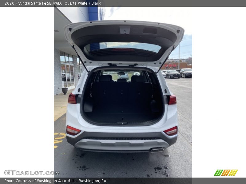 Quartz White / Black 2020 Hyundai Santa Fe SE AWD