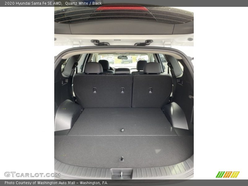 Quartz White / Black 2020 Hyundai Santa Fe SE AWD