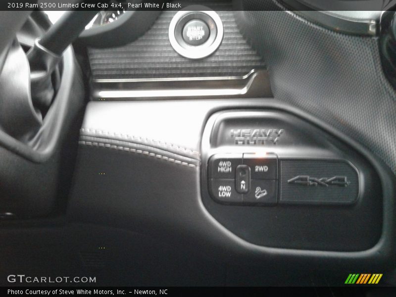 Pearl White / Black 2019 Ram 2500 Limited Crew Cab 4x4