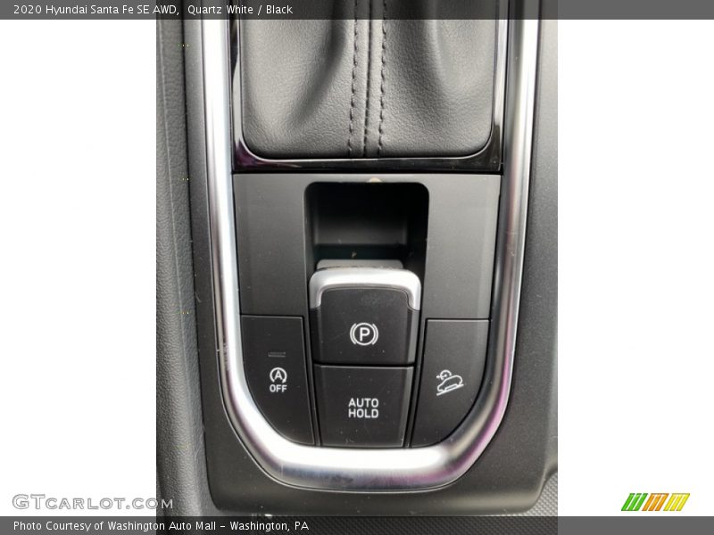 Quartz White / Black 2020 Hyundai Santa Fe SE AWD