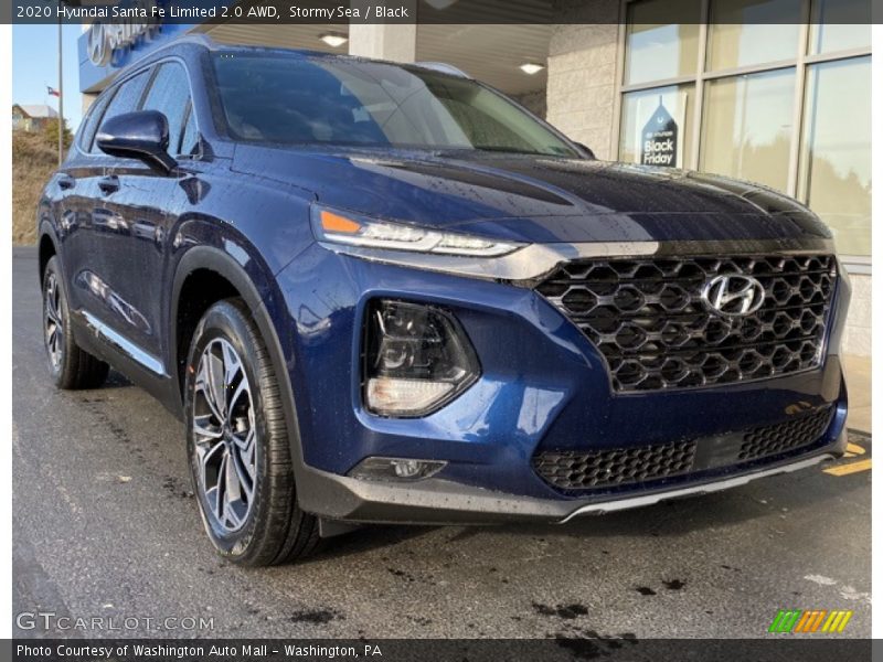 Stormy Sea / Black 2020 Hyundai Santa Fe Limited 2.0 AWD