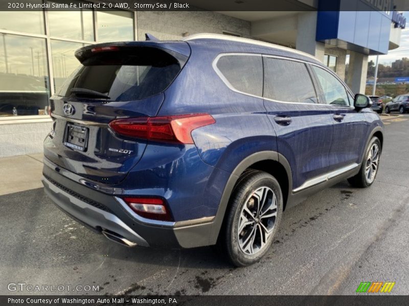 Stormy Sea / Black 2020 Hyundai Santa Fe Limited 2.0 AWD