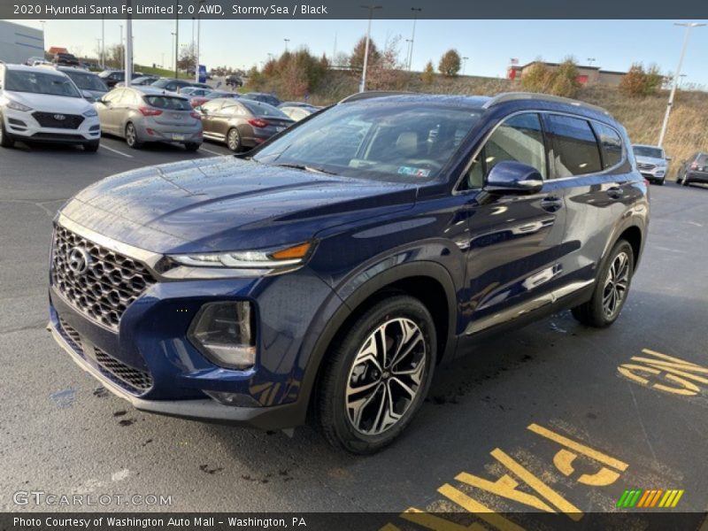 Stormy Sea / Black 2020 Hyundai Santa Fe Limited 2.0 AWD