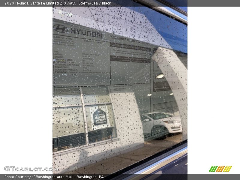 Stormy Sea / Black 2020 Hyundai Santa Fe Limited 2.0 AWD