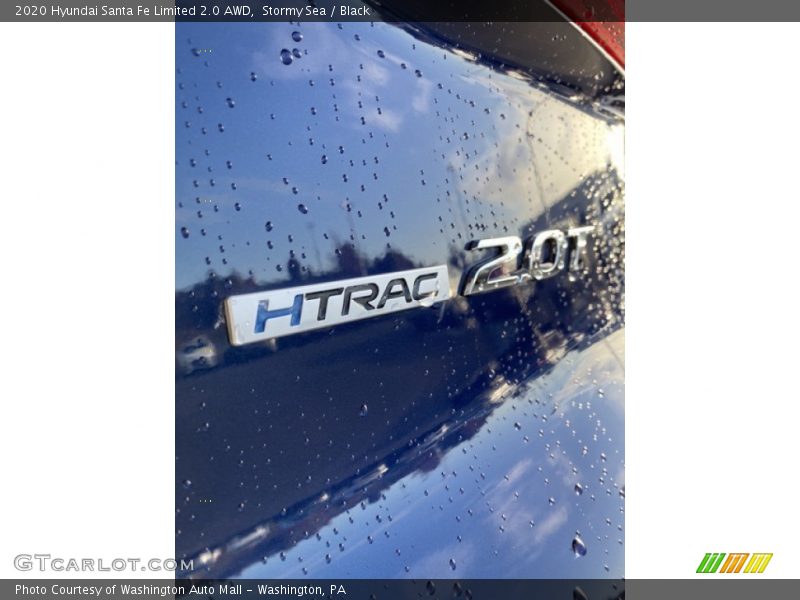 Stormy Sea / Black 2020 Hyundai Santa Fe Limited 2.0 AWD