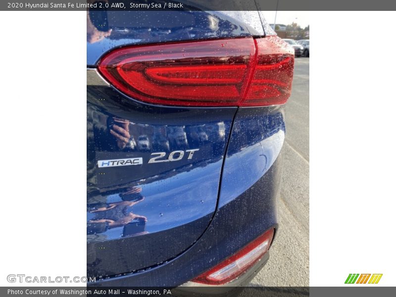 Stormy Sea / Black 2020 Hyundai Santa Fe Limited 2.0 AWD