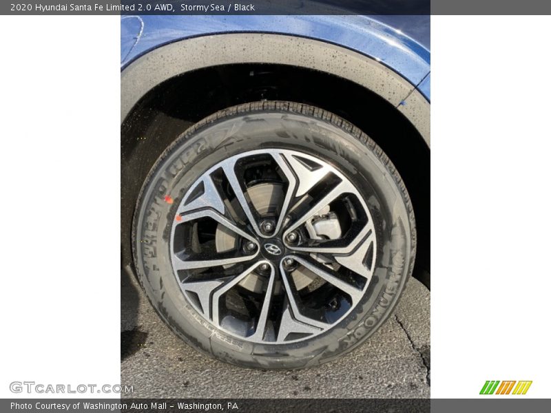 Stormy Sea / Black 2020 Hyundai Santa Fe Limited 2.0 AWD