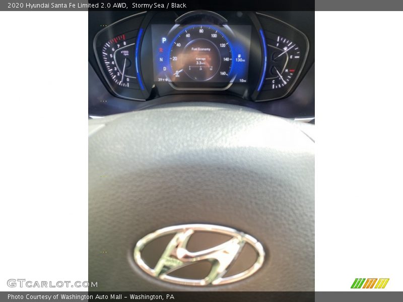 Stormy Sea / Black 2020 Hyundai Santa Fe Limited 2.0 AWD