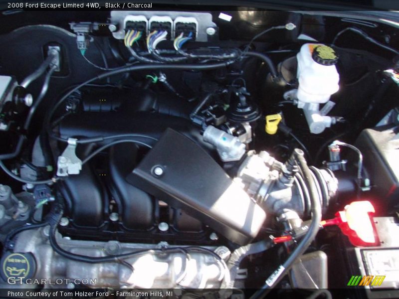 Black / Charcoal 2008 Ford Escape Limited 4WD