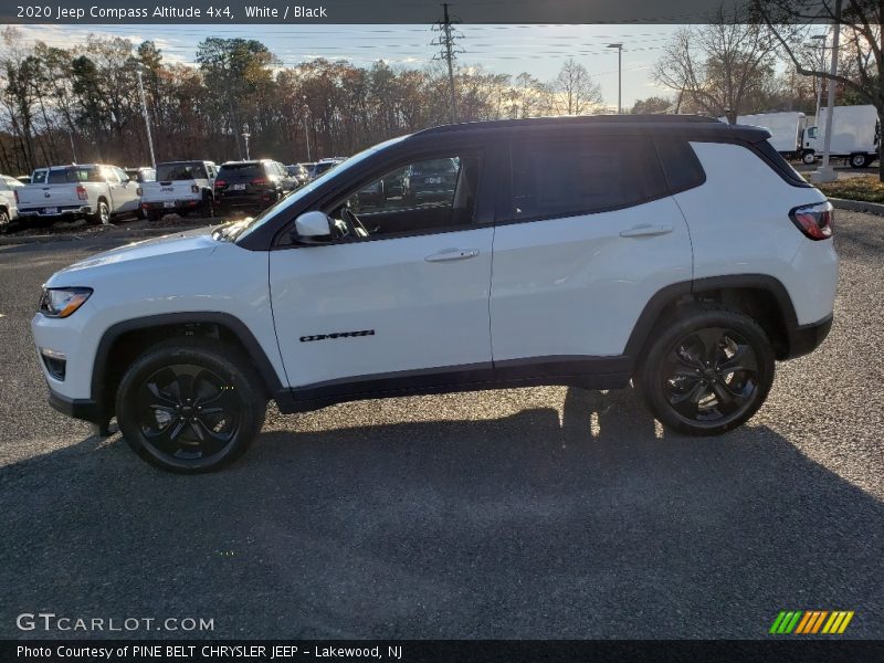 White / Black 2020 Jeep Compass Altitude 4x4