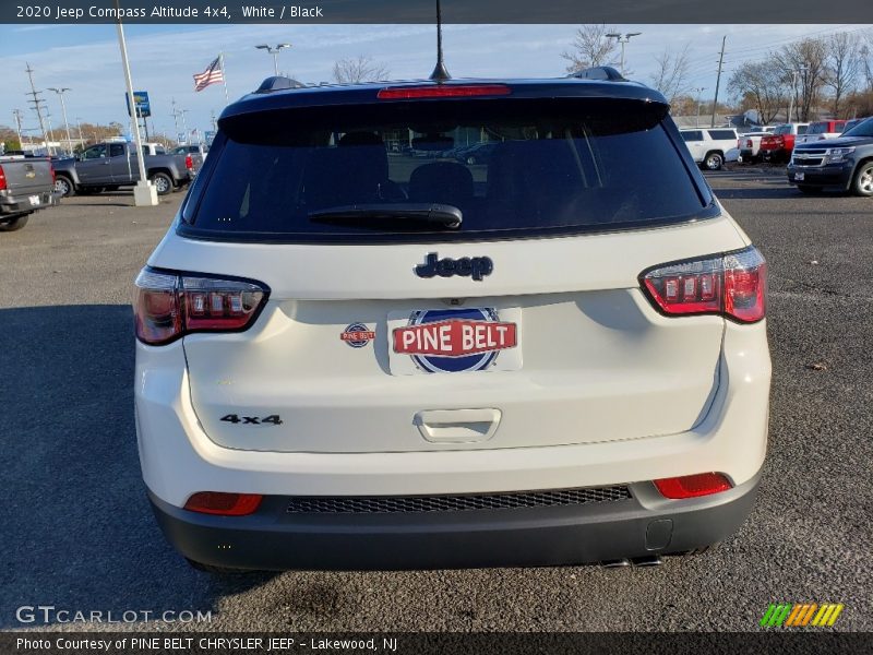 White / Black 2020 Jeep Compass Altitude 4x4