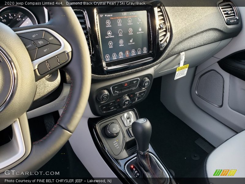 Diamond Black Crystal Pearl / Ski Gray/Black 2020 Jeep Compass Limted 4x4