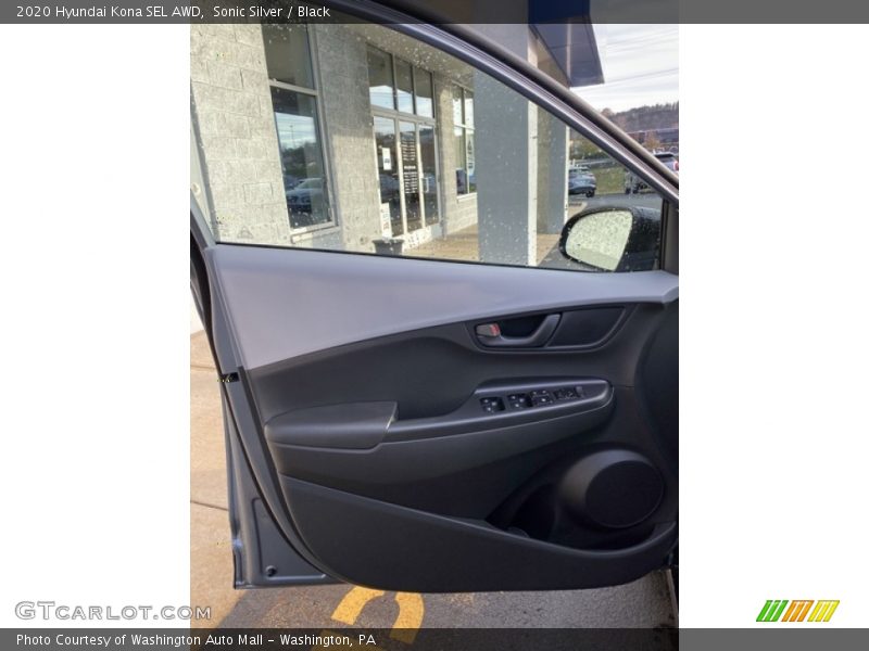 Sonic Silver / Black 2020 Hyundai Kona SEL AWD