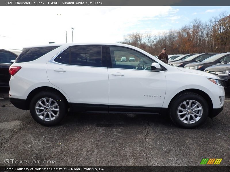 Summit White / Jet Black 2020 Chevrolet Equinox LT AWD