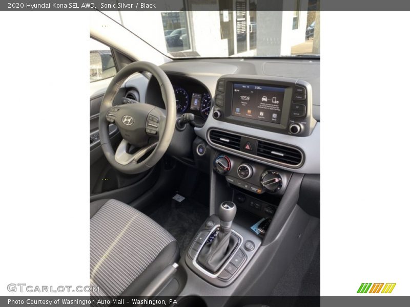 Sonic Silver / Black 2020 Hyundai Kona SEL AWD