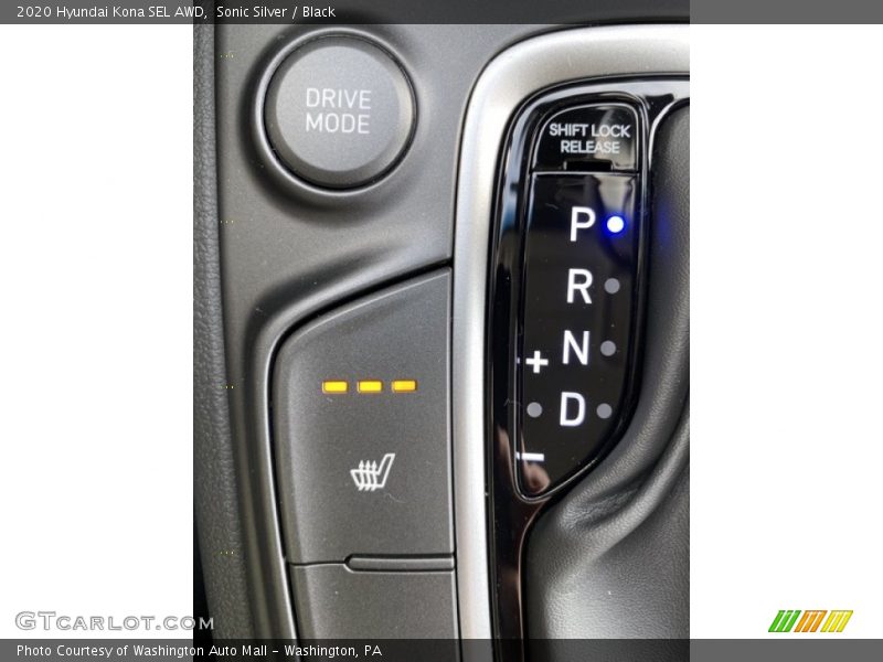 Sonic Silver / Black 2020 Hyundai Kona SEL AWD