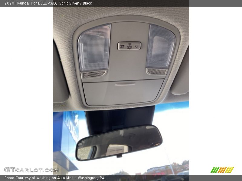 Sonic Silver / Black 2020 Hyundai Kona SEL AWD