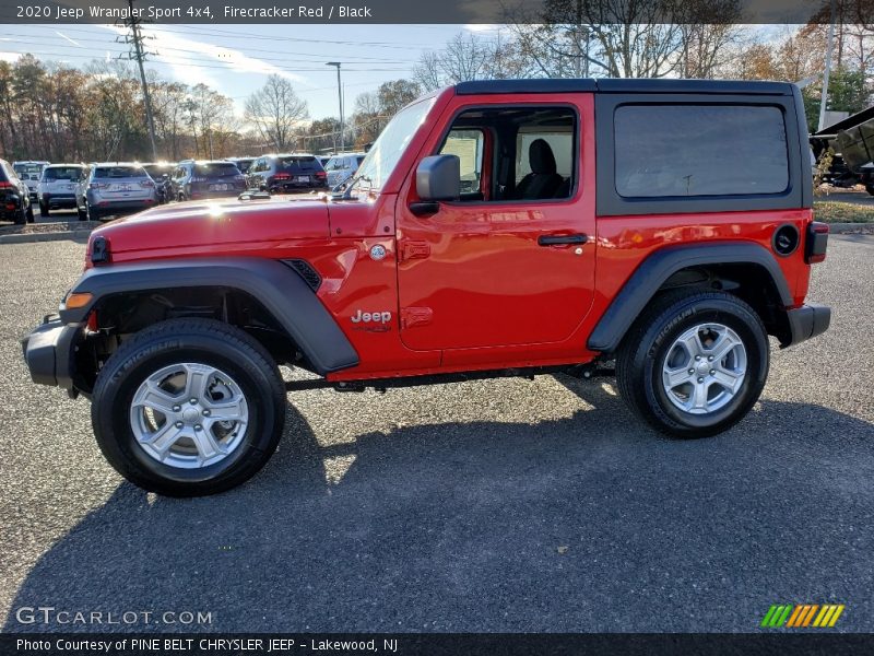 Firecracker Red / Black 2020 Jeep Wrangler Sport 4x4