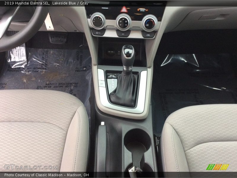 Lakeside Blue / Gray 2019 Hyundai Elantra SEL