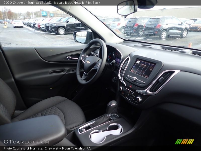 Mosaic Black Metallic / Jet Black 2020 Chevrolet Equinox LT AWD