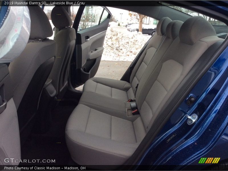Lakeside Blue / Gray 2019 Hyundai Elantra SEL