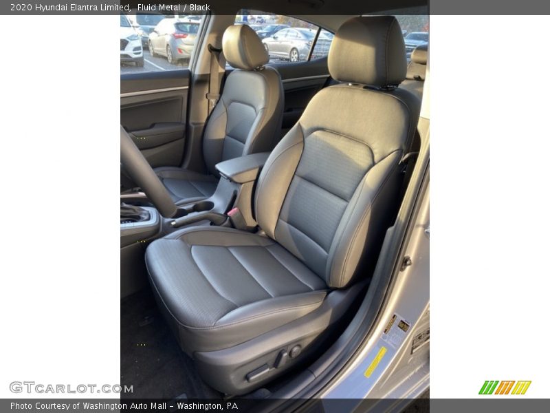 Fluid Metal / Black 2020 Hyundai Elantra Limited