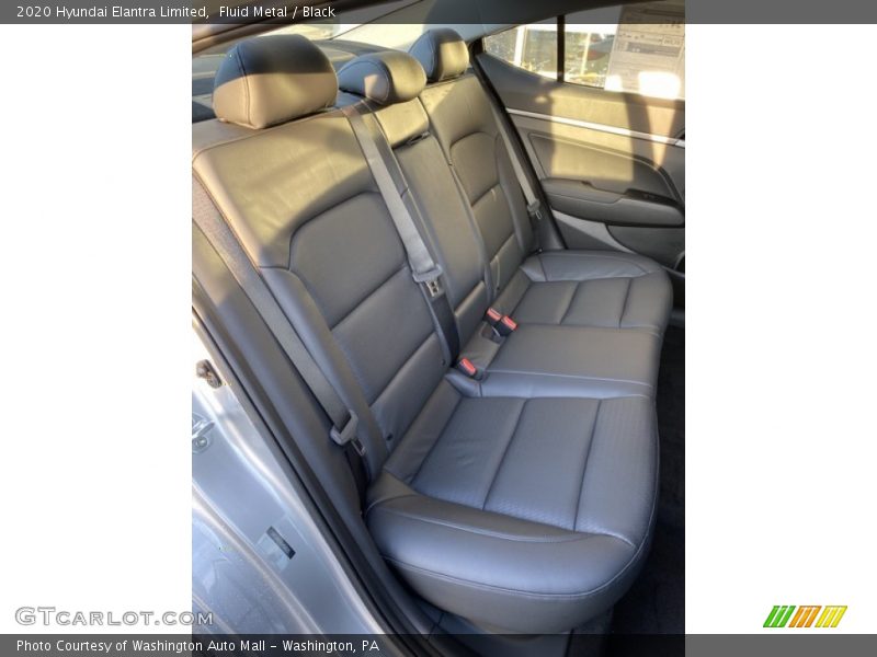 Fluid Metal / Black 2020 Hyundai Elantra Limited
