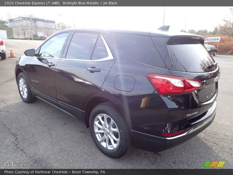 Midnight Blue Metallic / Jet Black 2020 Chevrolet Equinox LT AWD