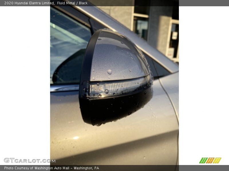 Fluid Metal / Black 2020 Hyundai Elantra Limited