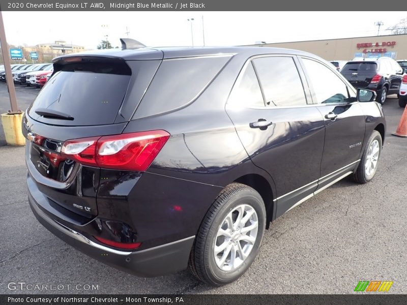 Midnight Blue Metallic / Jet Black 2020 Chevrolet Equinox LT AWD