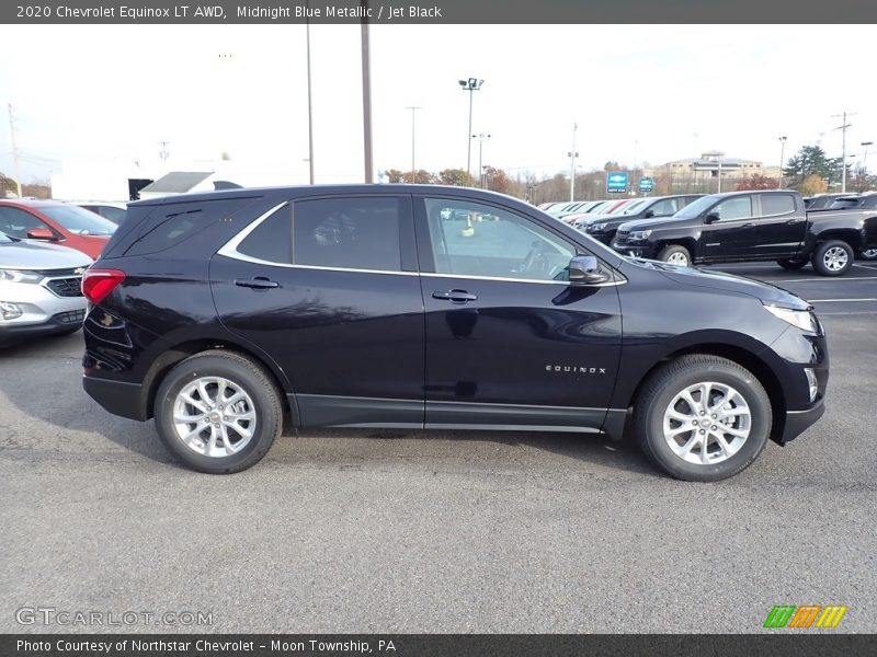 Midnight Blue Metallic / Jet Black 2020 Chevrolet Equinox LT AWD