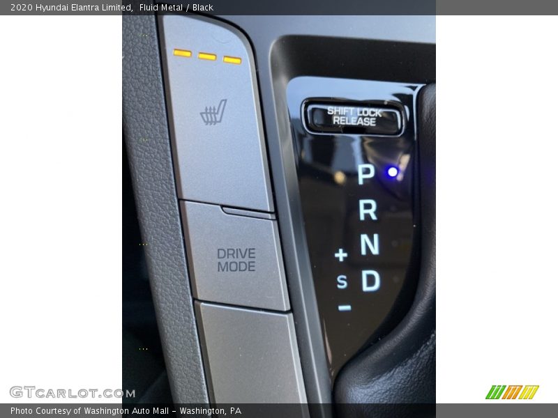 Fluid Metal / Black 2020 Hyundai Elantra Limited