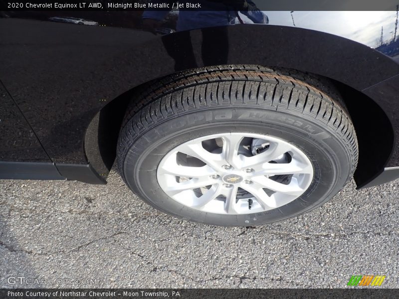 Midnight Blue Metallic / Jet Black 2020 Chevrolet Equinox LT AWD