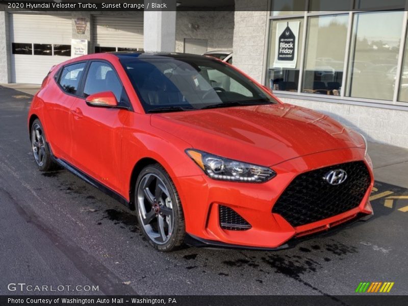 Front 3/4 View of 2020 Veloster Turbo