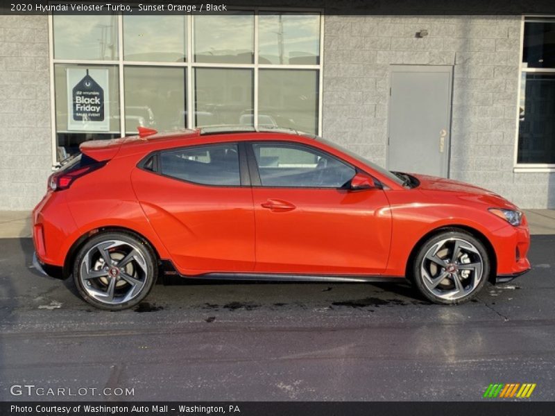  2020 Veloster Turbo Sunset Orange