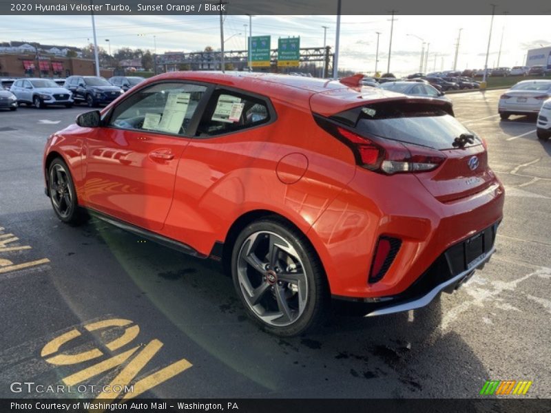 Sunset Orange / Black 2020 Hyundai Veloster Turbo