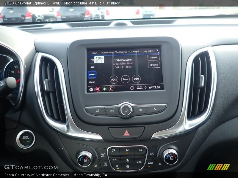 Midnight Blue Metallic / Jet Black 2020 Chevrolet Equinox LT AWD