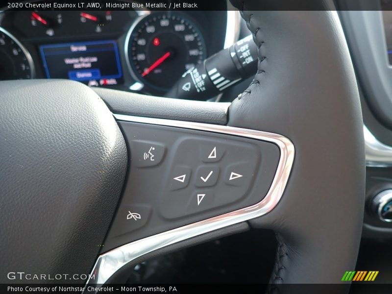 Midnight Blue Metallic / Jet Black 2020 Chevrolet Equinox LT AWD