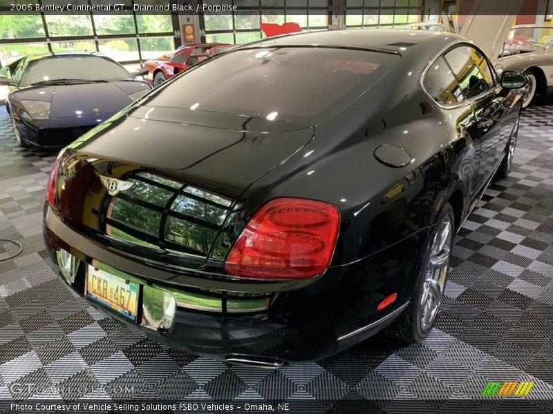 Diamond Black / Porpoise 2006 Bentley Continental GT