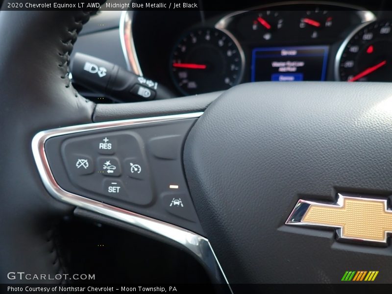 Midnight Blue Metallic / Jet Black 2020 Chevrolet Equinox LT AWD