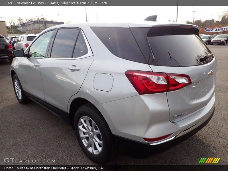 Silver Ice Metallic / Jet Black 2020 Chevrolet Equinox LT AWD