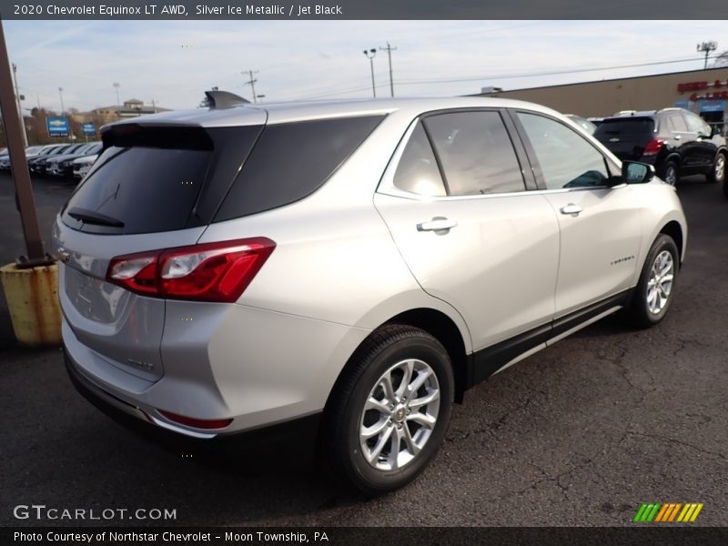 Silver Ice Metallic / Jet Black 2020 Chevrolet Equinox LT AWD