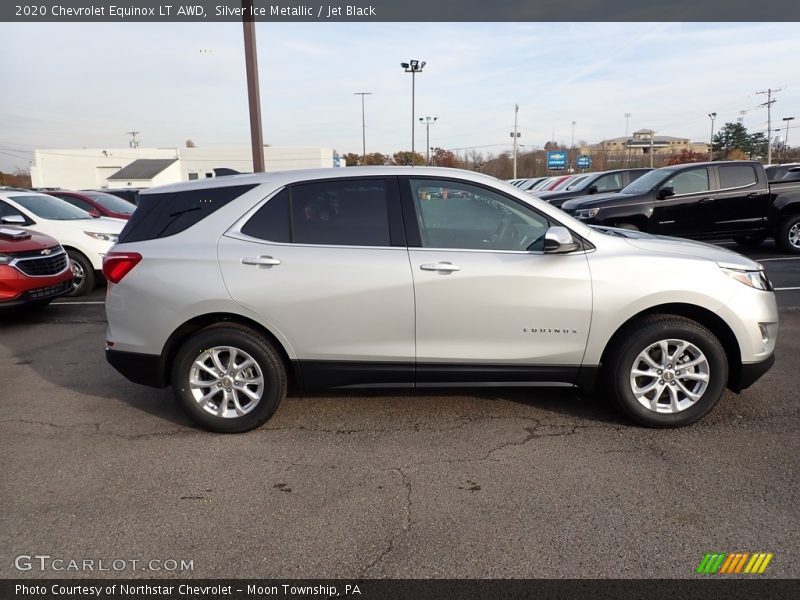 Silver Ice Metallic / Jet Black 2020 Chevrolet Equinox LT AWD