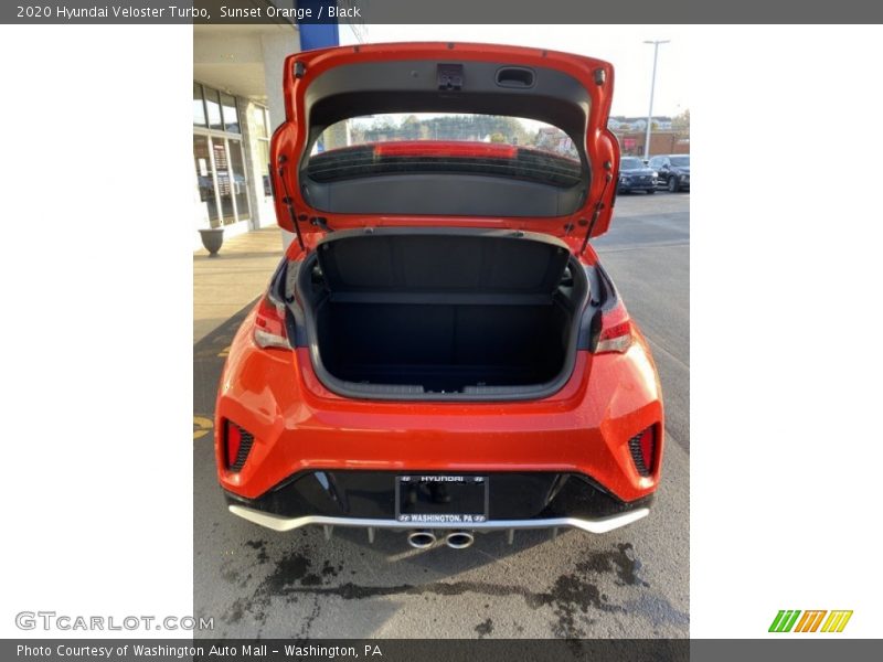 Sunset Orange / Black 2020 Hyundai Veloster Turbo