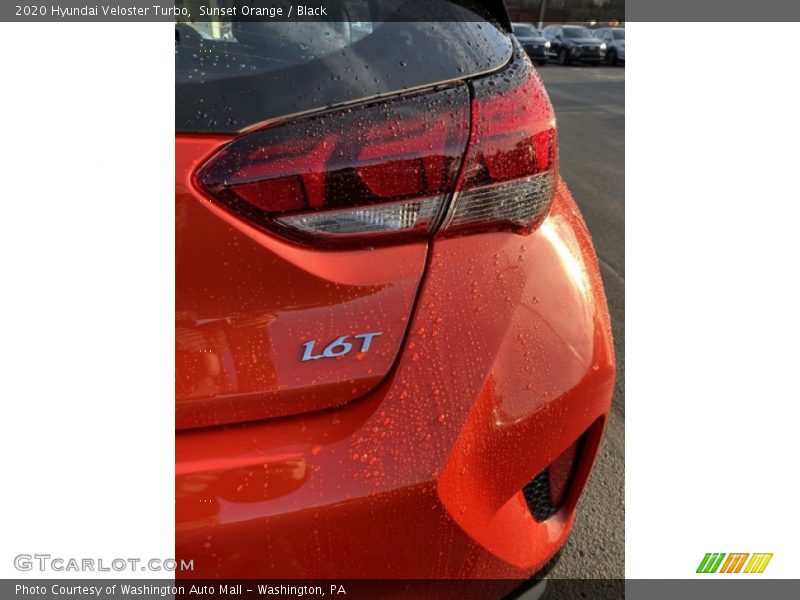 Sunset Orange / Black 2020 Hyundai Veloster Turbo