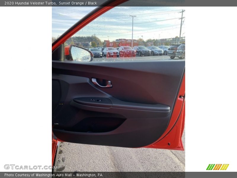 Sunset Orange / Black 2020 Hyundai Veloster Turbo